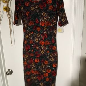 Lularoe floral dress nwt